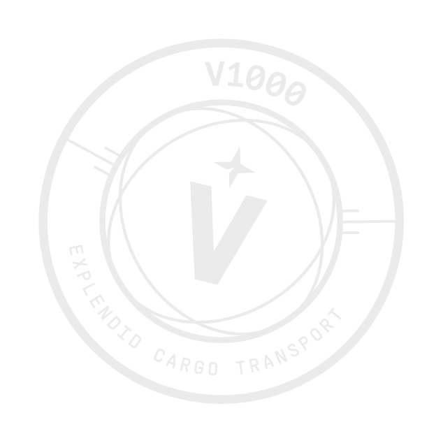 Alternatief logo voor transportbedrijf V1000.